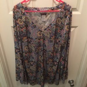 Hippie 60s dress costume with accessories sz 1x/2x